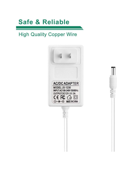 Adaptador de Alimentación 12V Linksys para Routers y Malla