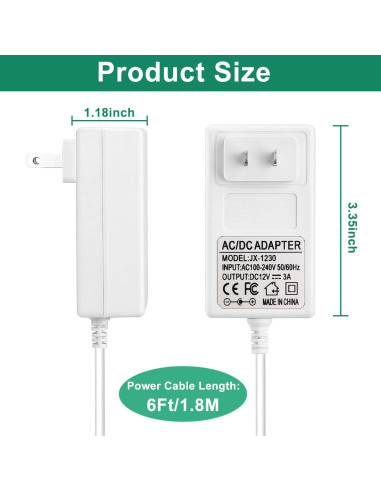 Adaptador de Alimentación 12V Linksys para Routers y Malla