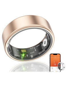 Anillo Inteligente Viohead 10 Dorado - Monitoreo Salud y Fitness