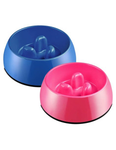 Tazón de Comida Lenta Flexzion 600ML Antideslizante para Perros