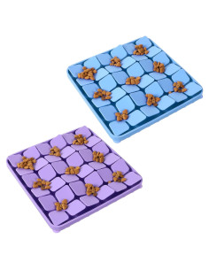 2 Alfombrillas de Silicona para Perros Nodaaiie 20x20 cm
