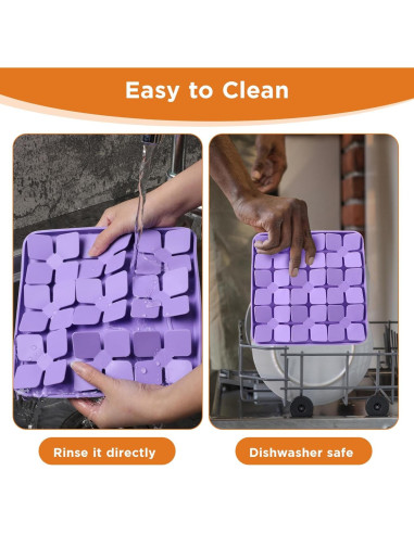 2 Alfombrillas de Silicona para Perros Nodaaiie 20x20 cm