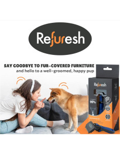 Cepillo Deshedding Refuresh para Perros y Gatos Pequeño Rojo 2