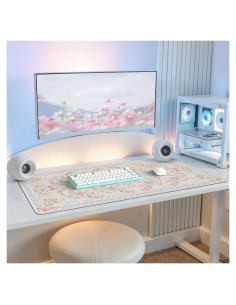 Alfombrilla de Escritorio iCasso Azul 90x40 cm Antideslizante