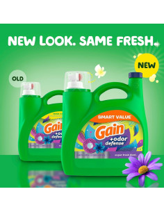 Detergente Líquido para Ropa Gain 4546 ml Aroma Super Fresco 2