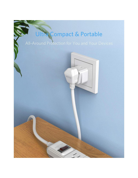 Adaptador de Enchufe Universal BESTEK 8 en 1 para Viaje