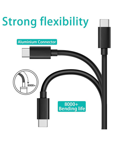 Cable de carga USB tipo C para bombas de pecho Huizhou 1.52m