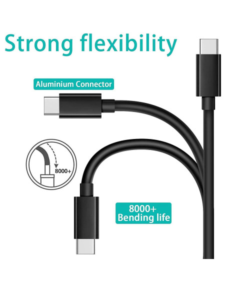 Cable de carga USB tipo C para bombas de pecho Huizhou 1.52m