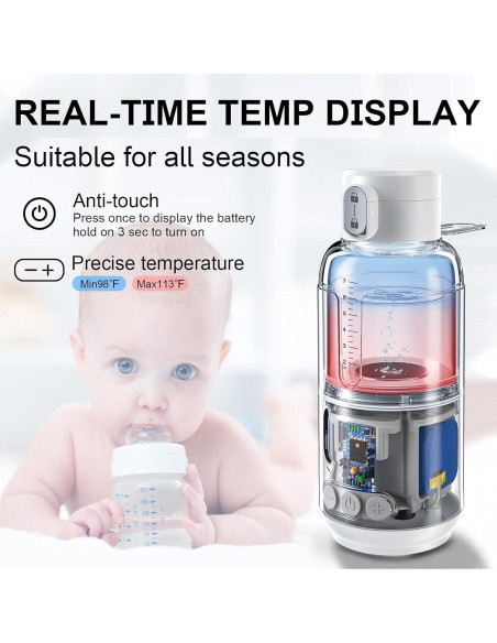 Calentador de Agua Portátil Bopopo AMB151 240 ml Inalámbrico