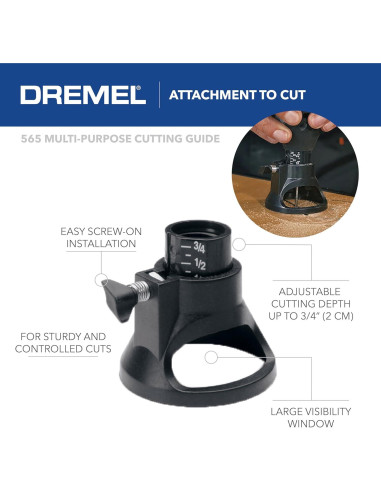 Kit de Corte Multiusos Dremel 565 para Paneles de Yeso