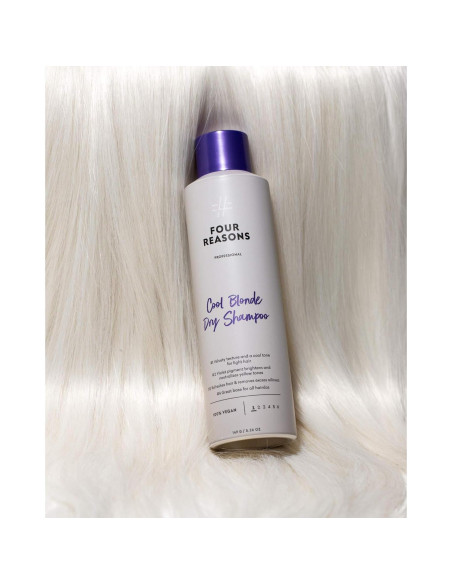 Champú Seco Vegano Four Reasons para Cabello Rubio 191g