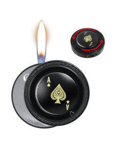 Encendedor de Butano Recargable Choicedc As de Espadas