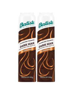 Batiste Champú Seco para Cabello Oscuro - 2 Botellas de 190 g