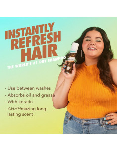 Batiste Champú Seco para Cabello Oscuro - 2 Botellas de 190 g 2