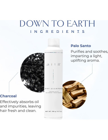 Champú Seco AIIR 190g - Volumen, Limpieza y Frescura