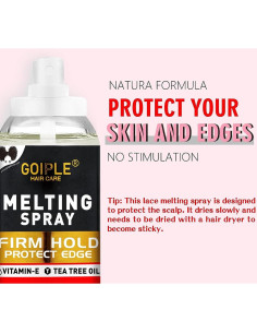 Spray Derretidor de Encaje Adhesivo WOZUTUNT 100ml + Kit 13pcs 2