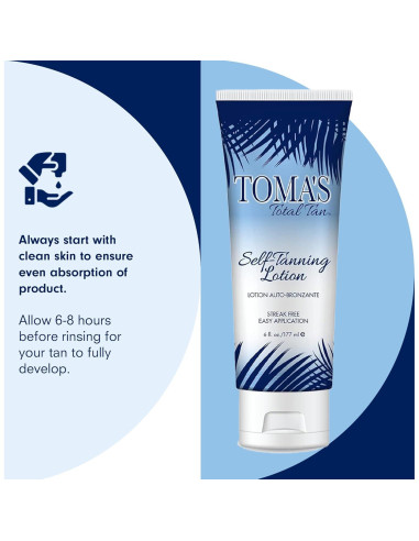 Bronceador Auto Bronceador Toma's Total Tan 170g - Bronceado Natural
