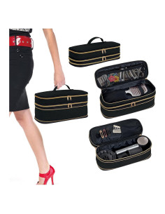 Funda de viaje UOZL para secador de pelo y herramientas de cabello