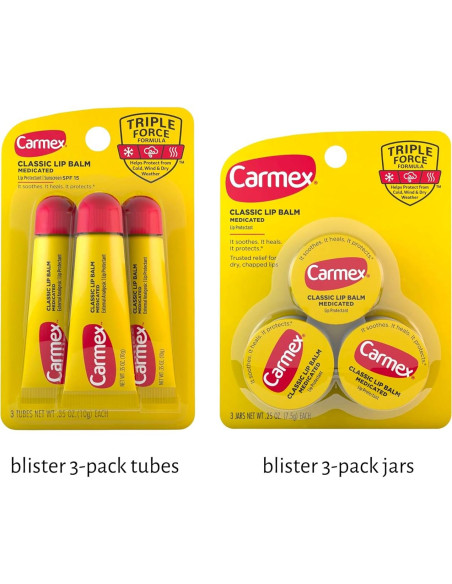 Set 6 Balsamos Labiales Medicados Carmex Hidratantes Rosa Set 6 Balsamos Labiales Medicados Carmex Hidratantes Rosa