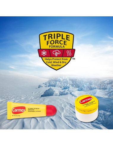 Set 6 Balsamos Labiales Medicados Carmex Hidratantes Rosa