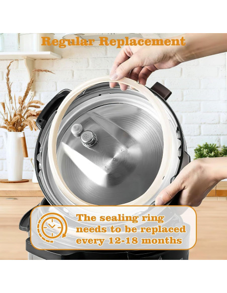 14 Piezas Accesorios para Olla a Presión JIEYU 5-6 Qt