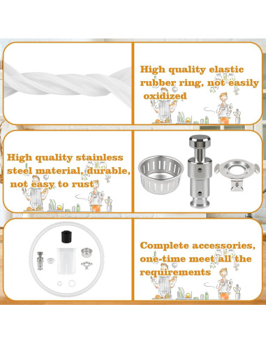 14 Piezas Accesorios para Olla a Presión JIEYU 5-6 Qt