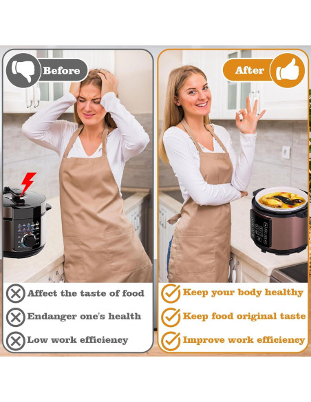 14 Piezas Accesorios para Olla a Presión JIEYU 5-6 Qt