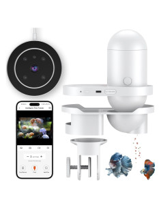 Dispensador Automático de Comida para Peces Pawfly 230 mL WiFi