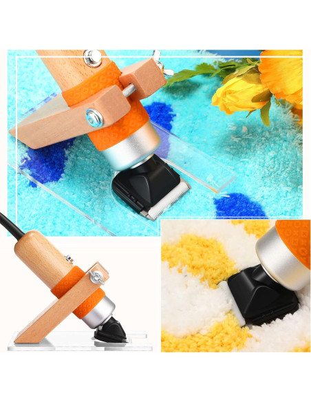 Recortadora de Alfombra Eléctrica Landhoow 200W Ajustable