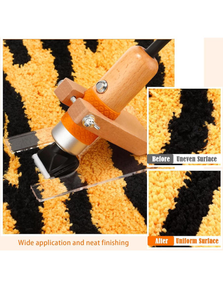 Recortadora de Alfombra Eléctrica Landhoow 200W Ajustable