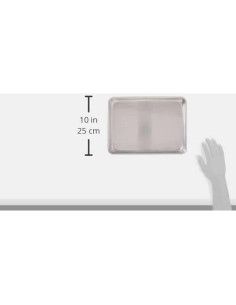 Bandeja para Hornear Winco ALXP-1013 24.1x33 cm Aluminio 2