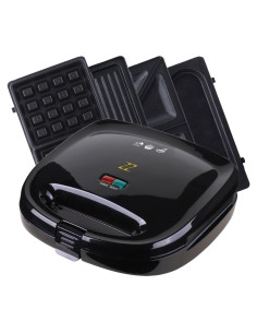 Sandwichera ZZ S6141A-B con Placas Desmontables Antiadherentes