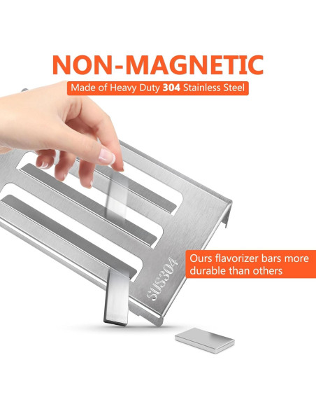 Deflector de Calor QuliMetal 304 Acero Inoxidable para Weber Spirit II