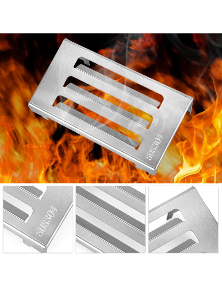 Deflector de Calor QuliMetal 304 Acero Inoxidable para Weber Spirit II