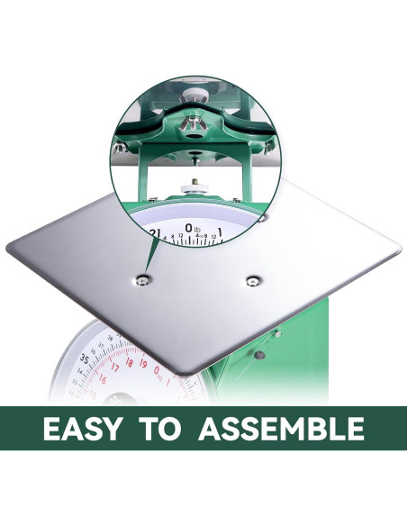 Balanza Mecánica Tada 110 lb (49.9 kg) Acero Inoxidable