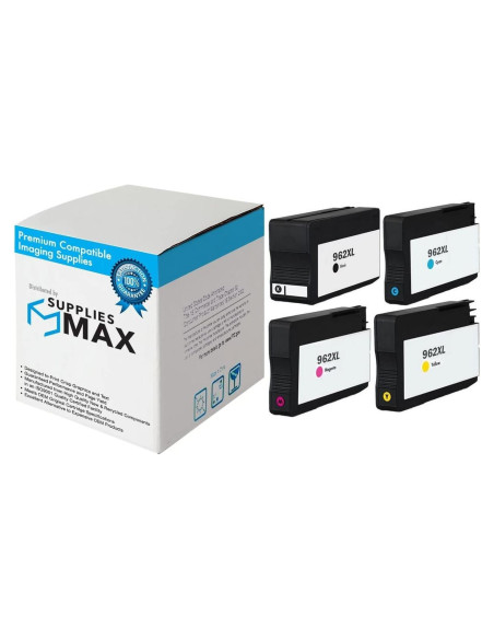 Combo Tinta Remanufacturada SuppliesMAX para HP 9010/9028e