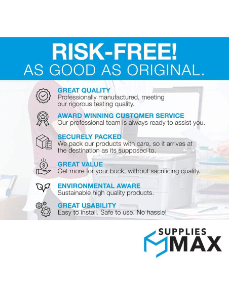 Combo Tinta Remanufacturada SuppliesMAX para HP 9010/9028e