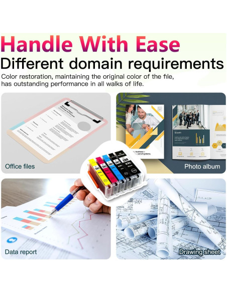Tinta Compatible Canon PGI-280XXL CLI-281XXL - Paquete 5 Piezas