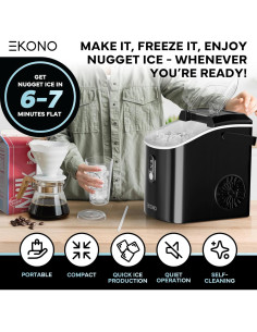 Máquina de Hielo Nugget Sonic Ekono - 15.42 kg/día - Compacta 2