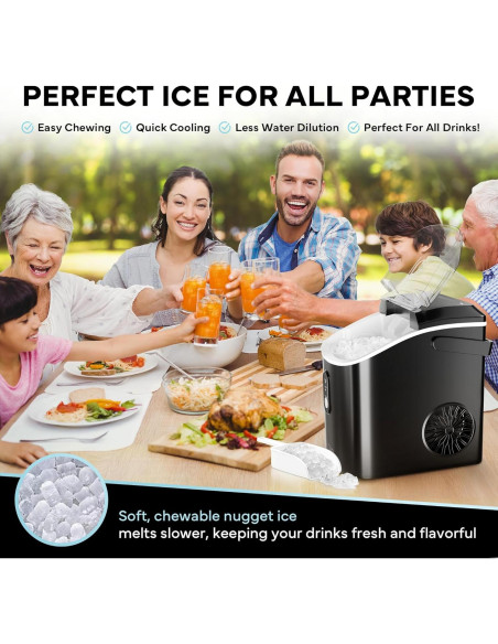 Máquina de Hielo Nugget Sonic Ekono - 15.42 kg/día - Compacta