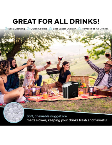 Máquina de Hielo Nugget Sonic Ekono - 15.42 kg/día - Compacta