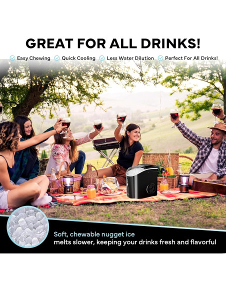 Máquina de Hielo Nugget Sonic Ekono - 15.42 kg/día - Compacta