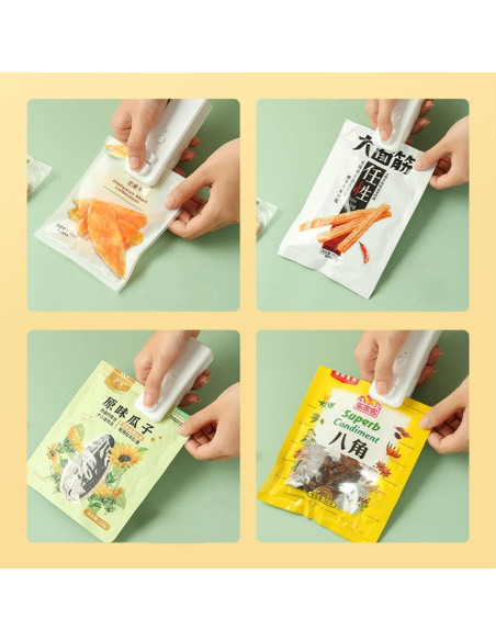 Mini Sello Térmico Recargable SUHYUNJANGM Rosa 2 en 1