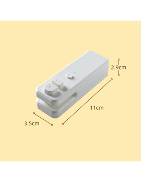 Mini Sello Térmico Recargable SUHYUNJANGM Rosa 2 en 1