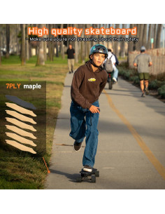 Patineta Eléctrica MEEPO Campus 26.7" para Principiantes 150 kg 2