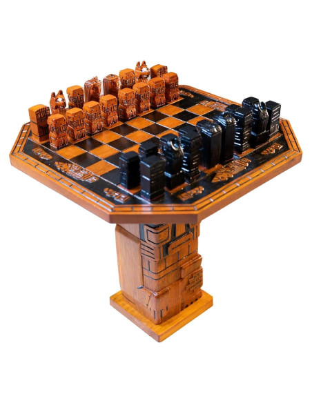 Juego de Ajedrez de Lujo Hecho a Mano de Roble Premium