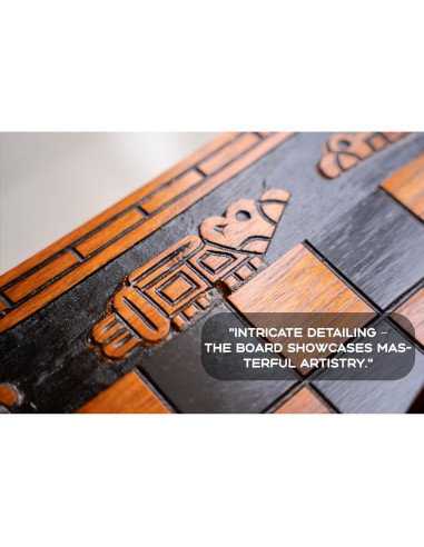 Juego de Ajedrez de Lujo Hecho a Mano de Roble Premium