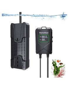 Calentador de Acuario MantaMaze 500W para 284-511 Litros