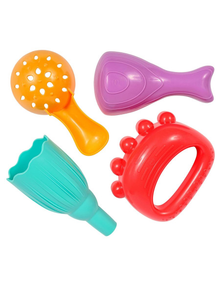 Herramientas Sensoriales SPARK & WOW - 4 Cucharas para Niños