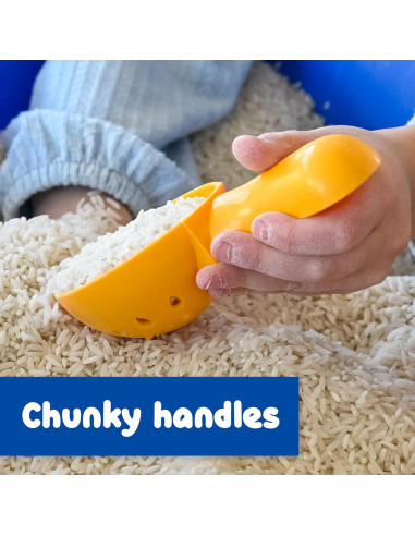 Herramientas Sensoriales SPARK & WOW - 4 Cucharas para Niños